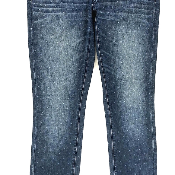 NWT! Plus Size Merona Modern Fit Mid Rise Polka-Dot Skinny Jeans, Size: … - Picture 5 of 16